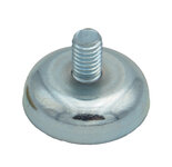 Pot magnet made of NdFeB steel housing stamped with external thread M6, galvanised ⌀25mm | © Brugger GmbH