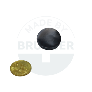 Gummiklappe als Schutzüberzug für Magnetsysteme ⌀20mm | © Brugger GmbH