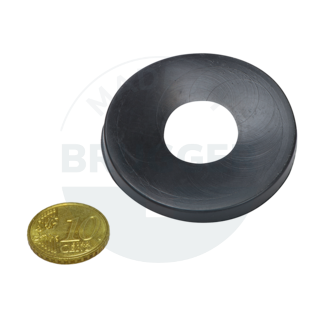 Gummiklappe als Schutzüberzug für Magnetsysteme ⌀50mm | © Brugger GmbH