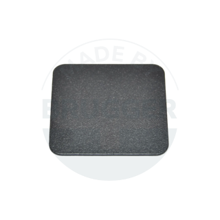 Plaque adhésive avec pad nanocollant en noir | © Brugger GmbH