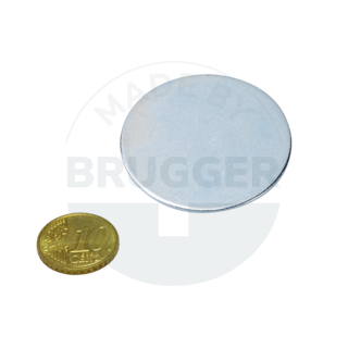 Metallscheibe mit Doppelklebeband (3M Scotch-Mount 4032) | © Brugger GmbH
